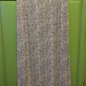 American Eagle Leopard Print High Waist Skirt